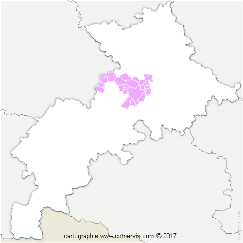 Communauté d'agglomération Le Muretain Agglo cartographie