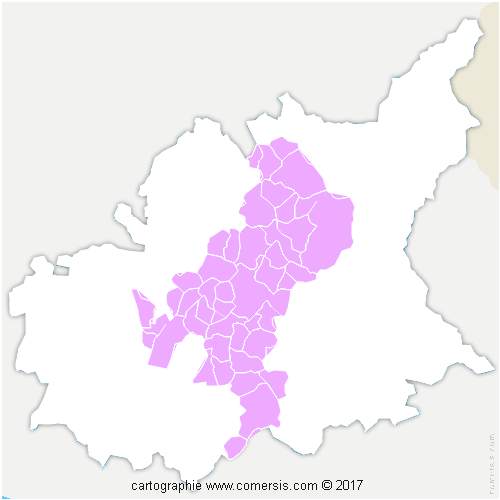 Communauté d'agglomération Provence-Alpes-Agglomération cartographie