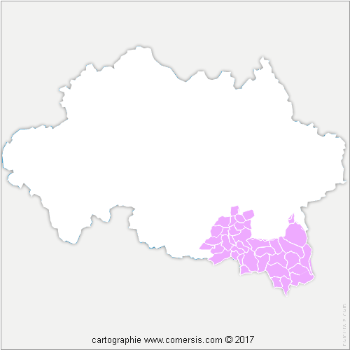 Communauté d'agglomération Vichy Communauté cartographie