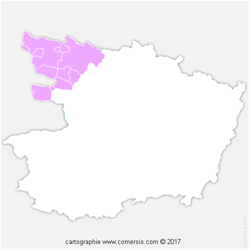 Communauté de Communes Anjou Bleu Communauté cartographie