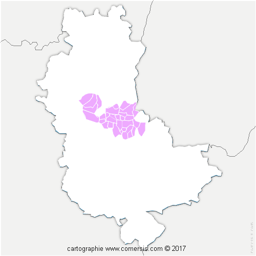 Communauté de Communes Beaujolais Pierres Dorées cartographie