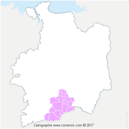 Communauté de Communes Bretagne Porte de Loire Communauté cartographie