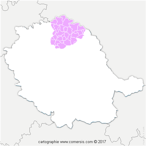 Communauté de Communes Carmausin-Ségala cartographie
