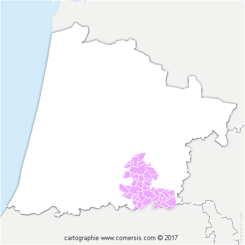 Communauté de Communes Chalosse Tursan cartographie