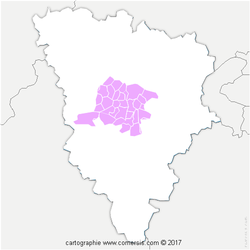 Communauté de Communes Coeur d'Yvelines cartographie