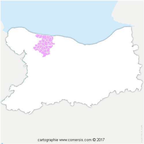 Communauté de Communes de Bayeux Intercom cartographie