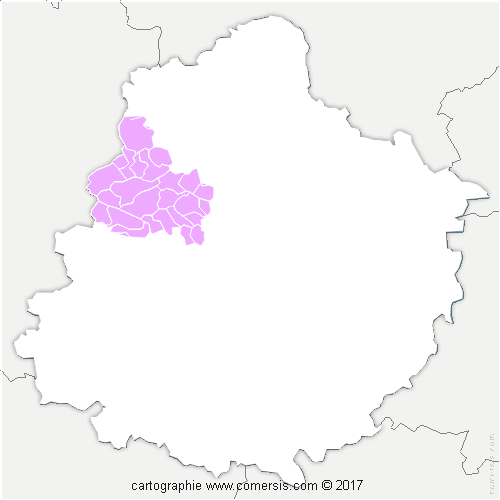 Communauté de Communes de la Champagne Conlinoise et du Pays de Sillé cartographie