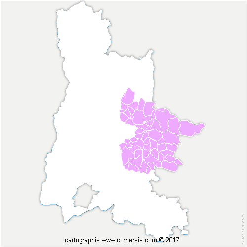Communauté de Communes du Diois cartographie