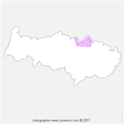 Communauté de Communes du Haut Val d'Oise cartographie