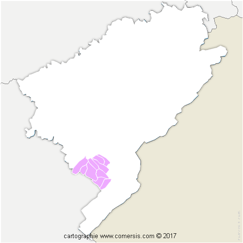 Communauté de Communes du Plateau de Frasne et du Val de Drugeon (CFD) cartographie