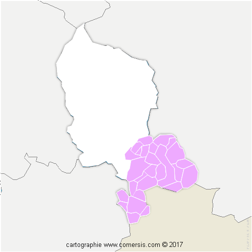 Communauté de Communes du Sud Territoire cartographie