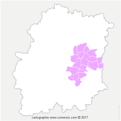du Val d'Essonne (CCVE) cartographie