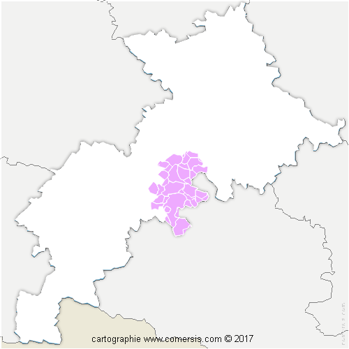 Communauté de Communes du Volvestre cartographie