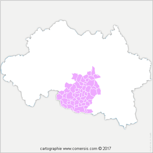 Communauté de Communes Saint-Pourçain Sioule Limagne cartographie