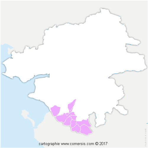 Communauté de Communes Sud Retz Atlantique cartographie