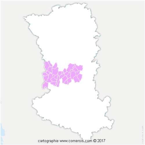 Communauté de Communes Val de Gâtine cartographie