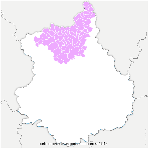 Communauté d'agglomération Agglo du Pays de Dreux cartographie
