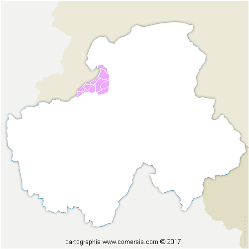 Communauté d'agglomération Annemasse-Les Voirons-Agglomération cartographie