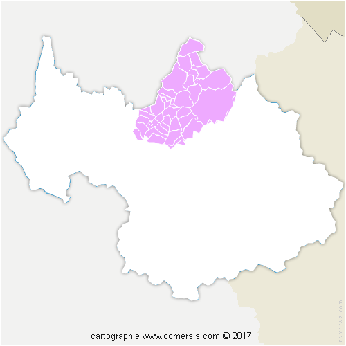 Communauté d'agglomération Arlysère cartographie