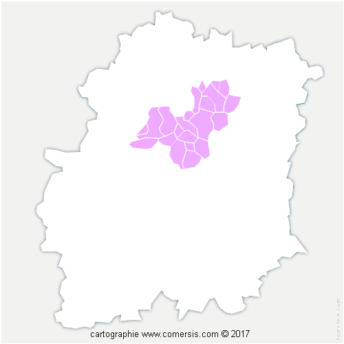 Communauté d'agglomération Coeur d'Essonne Agglomération cartographie