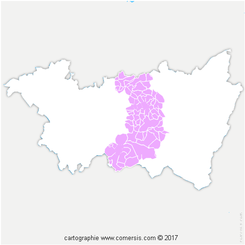 Communauté d'agglomération d'Epinal cartographie