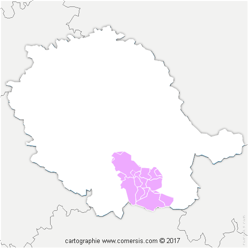 Communauté d'agglomération de Castres Mazamet cartographie