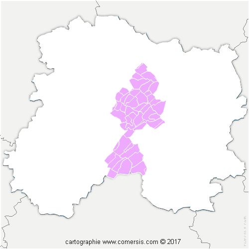 Communauté d'agglomération de Châlons-en-Champagne cartographie