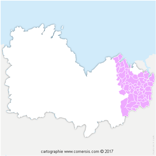 Communauté d'agglomération Dinan Agglomération cartographie