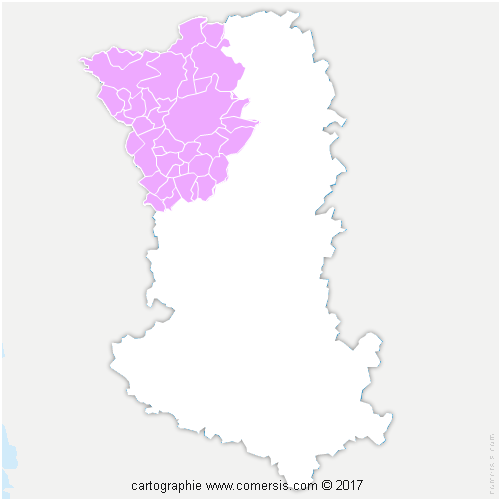 Communauté d'agglomération du Bocage Bressuirais cartographie