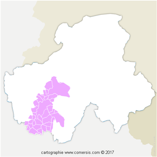 Communauté d'agglomération du Grand Annecy cartographie