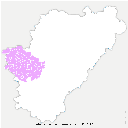 Communauté d'agglomération du Grand Cognac cartographie