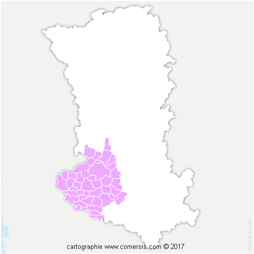 Communauté d'agglomération du Niortais cartographie