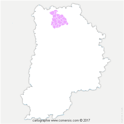 Communauté d'agglomération du Pays de Meaux cartographie