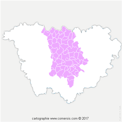 Communauté d'agglomération du Puy-en-Velay cartographie