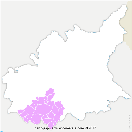 Communauté d'agglomération Durance-Lubéron-Verdon Agglomération cartographie