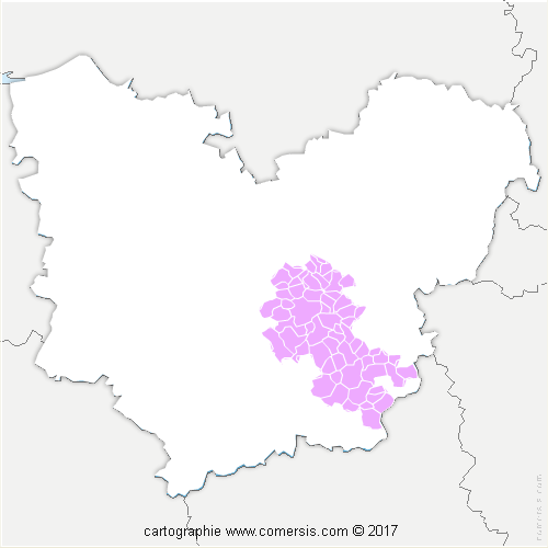 Communauté d'agglomération Evreux Portes de Normandie cartographie