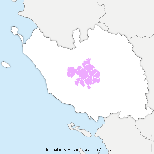Communauté d'agglomération La Roche sur Yon - Agglomération cartographie