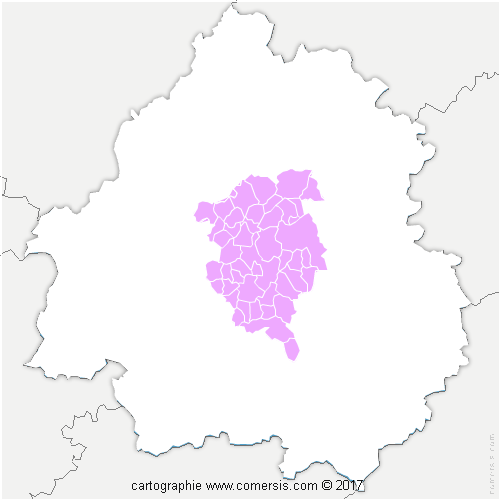 Communauté d'agglomération Le Grand Périgueux cartographie