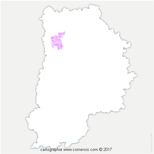 Communauté d'agglomération Marne et Gondoire cartographie