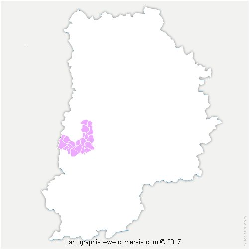 Communauté d'agglomération Melun Val de Seine cartographie