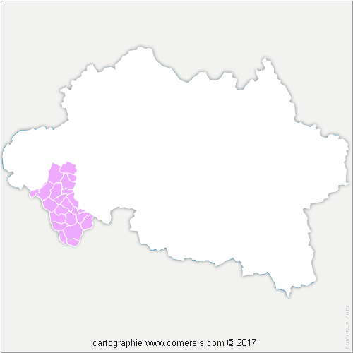 Communauté d'agglomération Montluçon Communauté cartographie