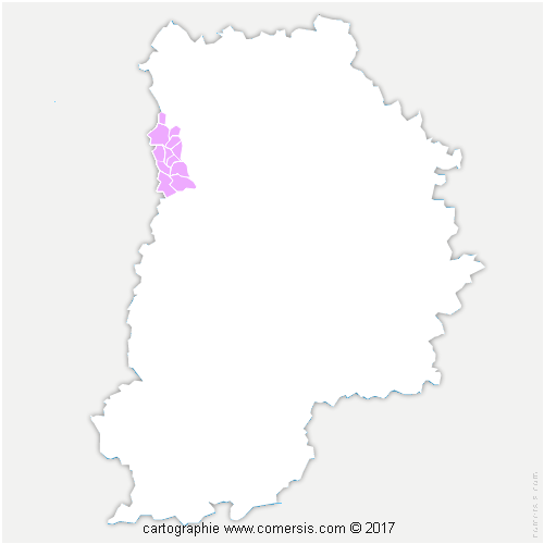 Communauté d'agglomération Paris - Vallée de la Marne cartographie