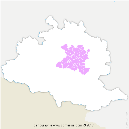 Communauté d'agglomération Pays Foix-Varilhes cartographie