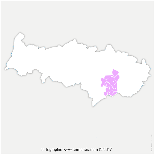 Communauté d'agglomération Plaine Vallée cartographie