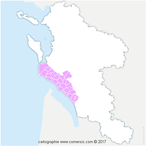 Communauté d'agglomération Royan Atlantique cartographie