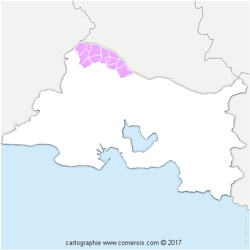 Communauté d'agglomération Terre de Provence cartographie