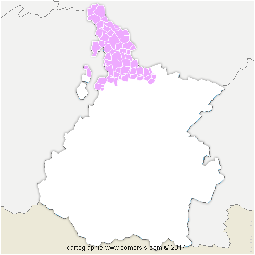 Communauté de Communes Adour Madiran cartographie