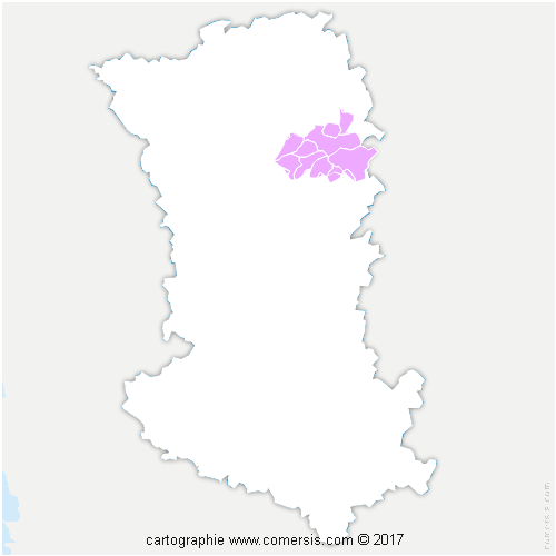 Communauté de Communes Airvaudais-Val du Thouet cartographie