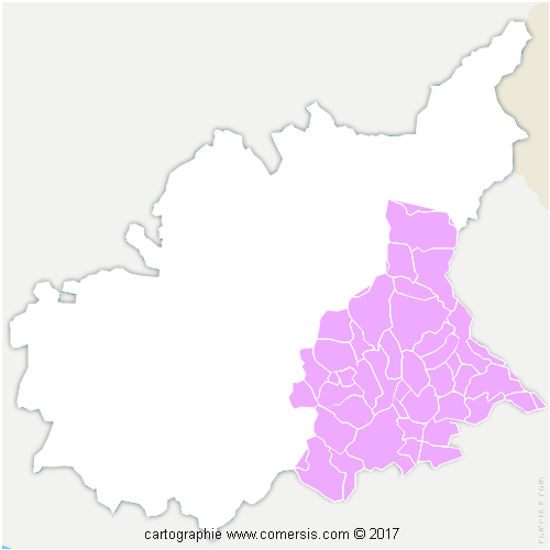 Communauté de Communes Alpes-Provence-Verdon Sources de lumière cartographie