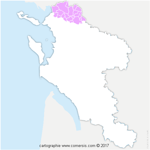 Communauté de Communes Aunis Atlantique cartographie